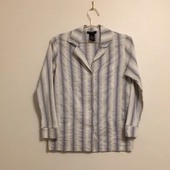 Silk & Cotton Sleep Top - Picture 2 of 8